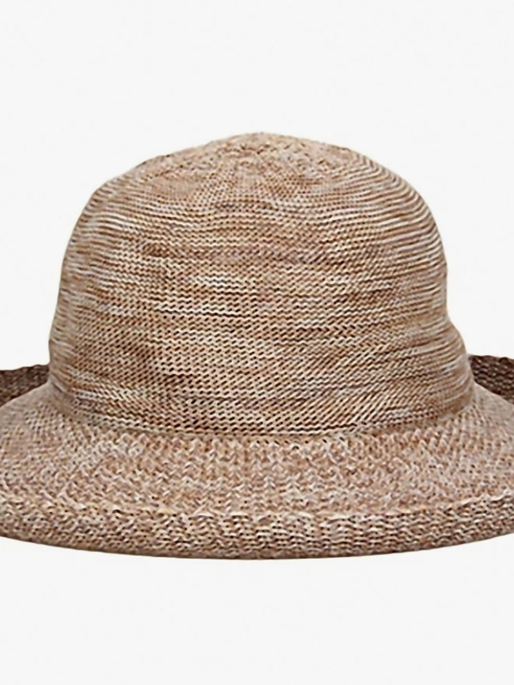 Neutral Straw Crochet Sun Hat - Picture 2 of 2